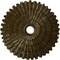 Ekena Millwork Eryn Ceiling Medallion (Fits Canopies up to 4"), Hand-Painted Brass, 24 3/4"OD x 3 1/4"ID x 1 7/8"P CM24ENBRS - alternate 1